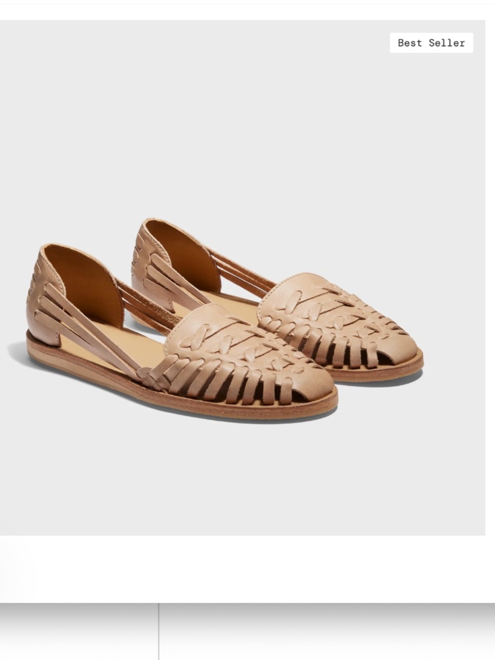 Nisolo Women's Huarache Sandal Size 8